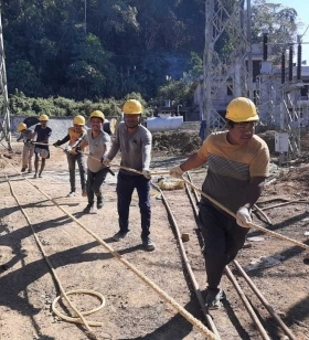 132/33 kV SS Erection works at West Phileng, Mizoram.